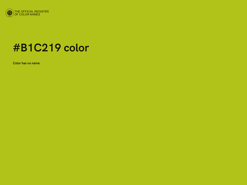 #B1C219 color image