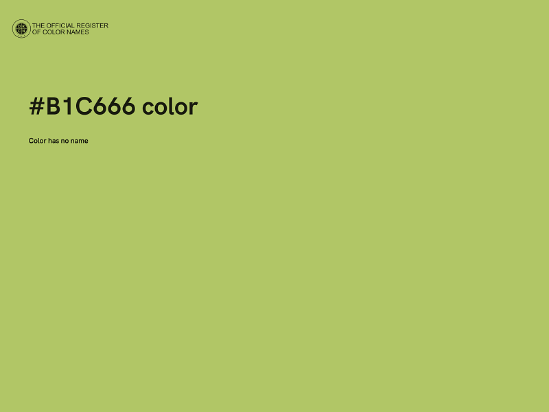 #B1C666 color image