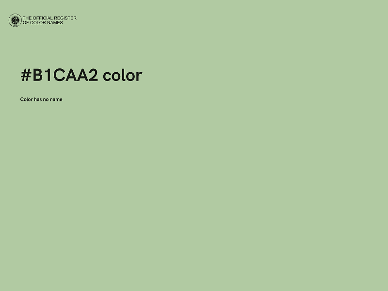 #B1CAA2 color image