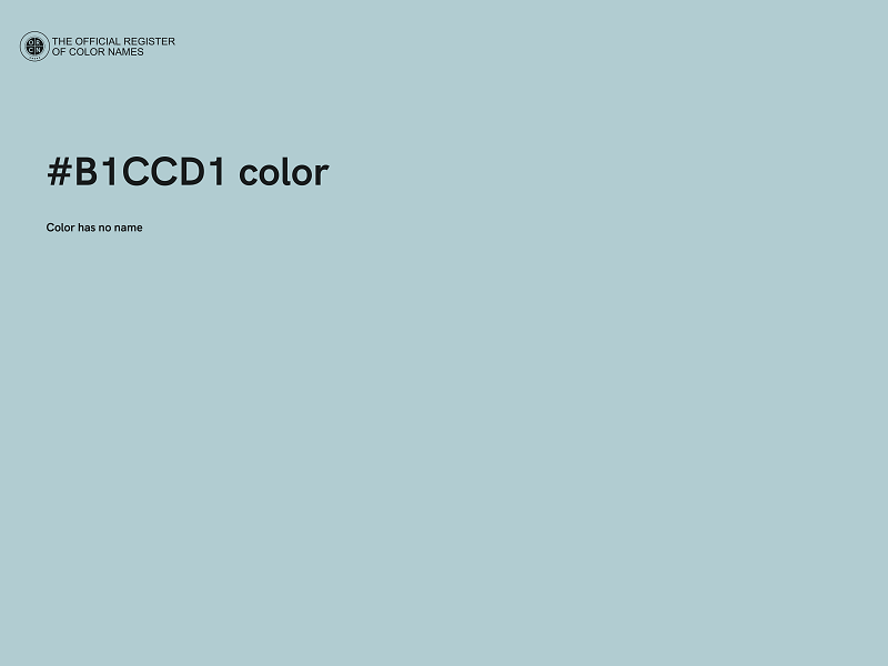 #B1CCD1 color image