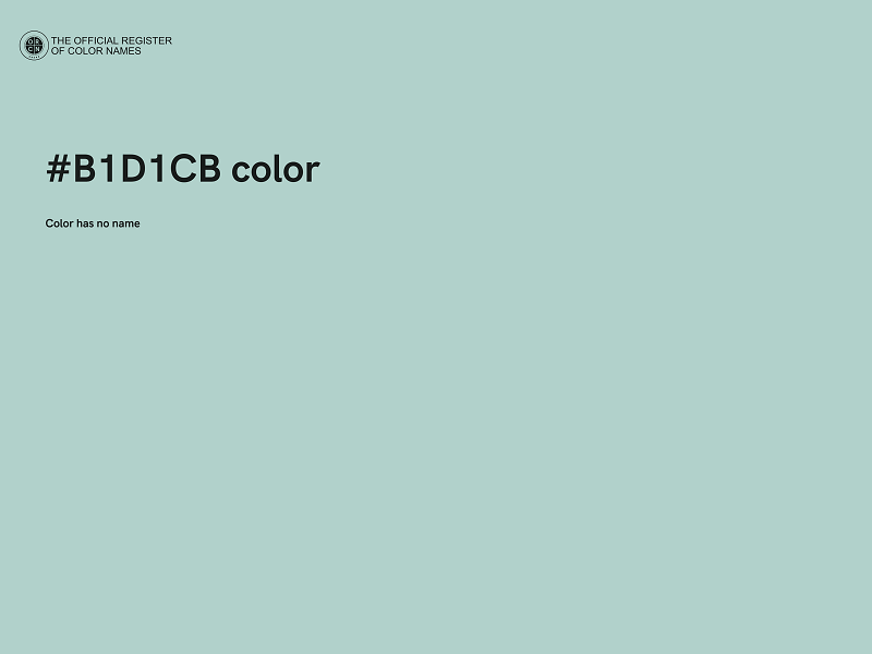 #B1D1CB color image