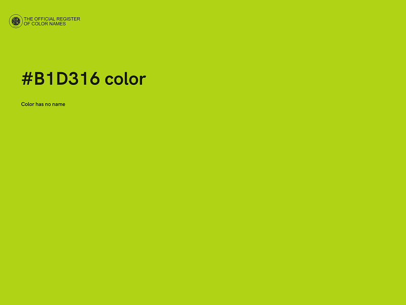 #B1D316 color image