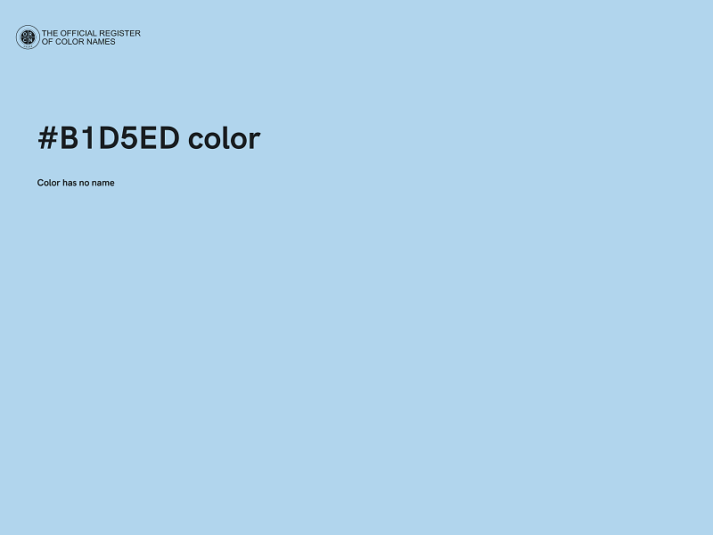 #B1D5ED color image