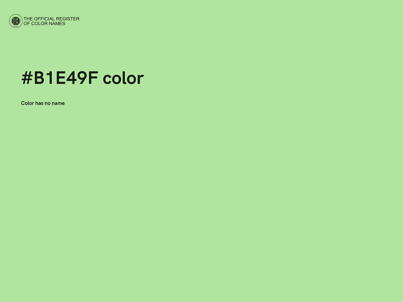 #B1E49F color image