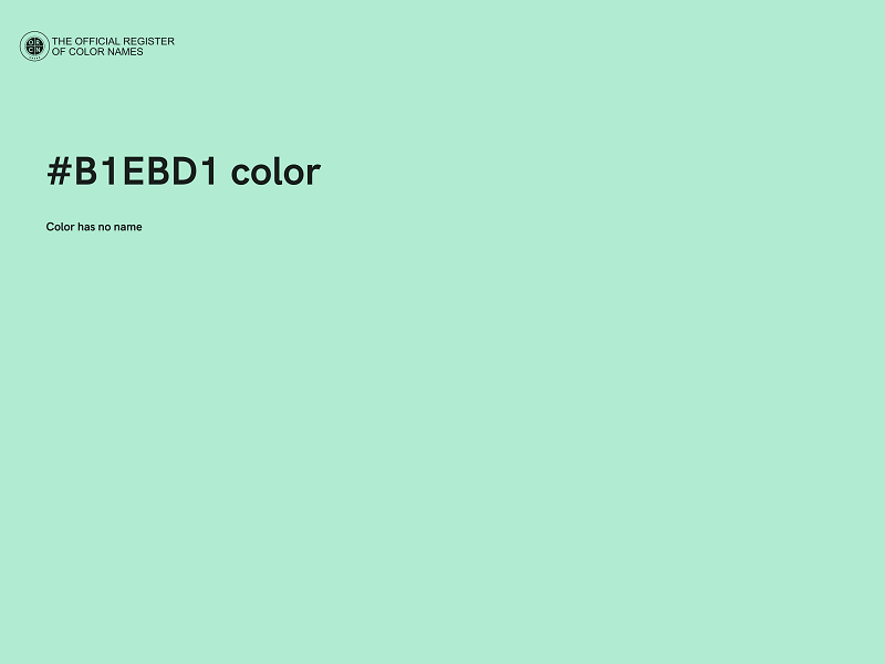 #B1EBD1 color image