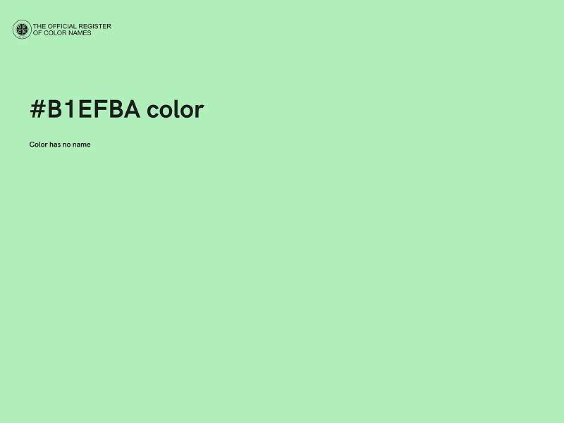 #B1EFBA color image