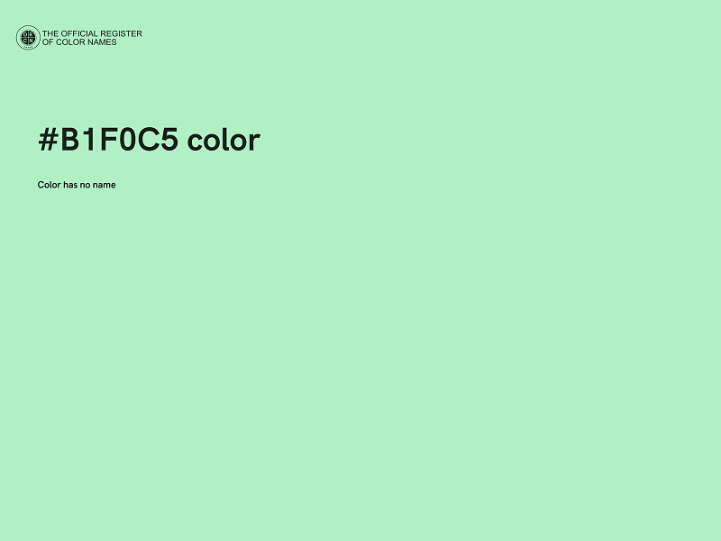 #B1F0C5 color image