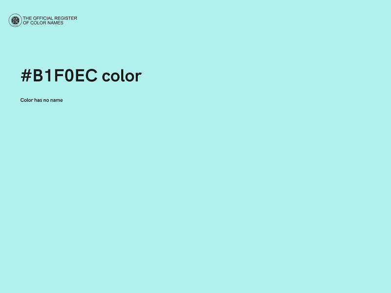 #B1F0EC color image