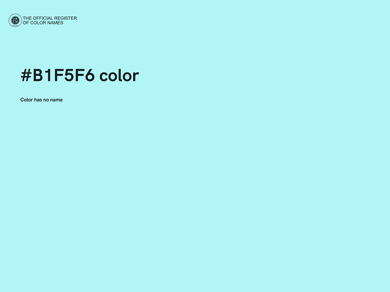 #B1F5F6 color image