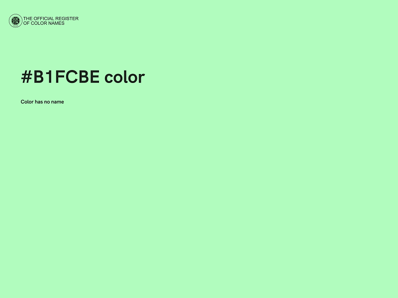 #B1FCBE color image