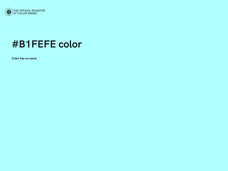 #B1FEFE color image