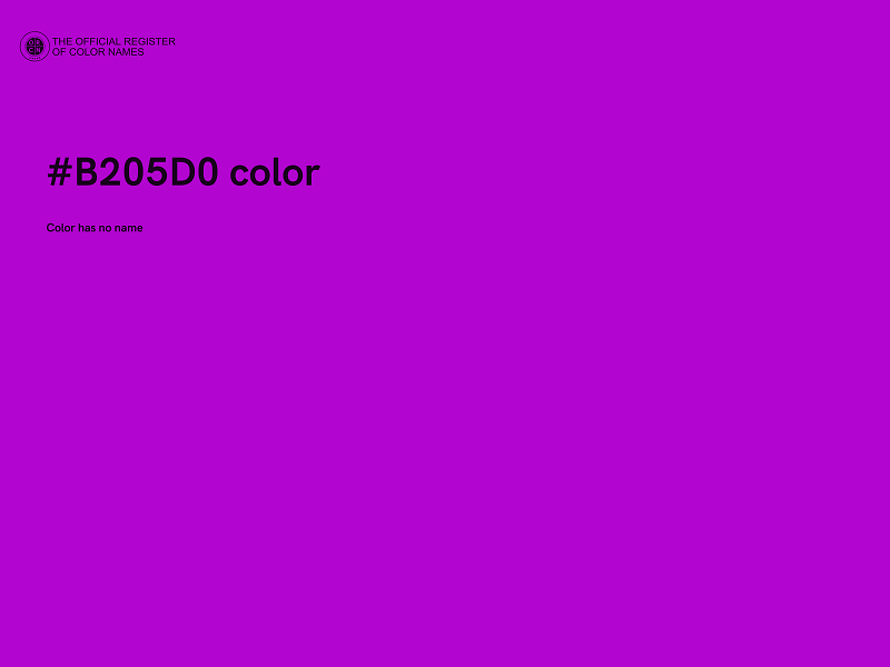 #B205D0 color image