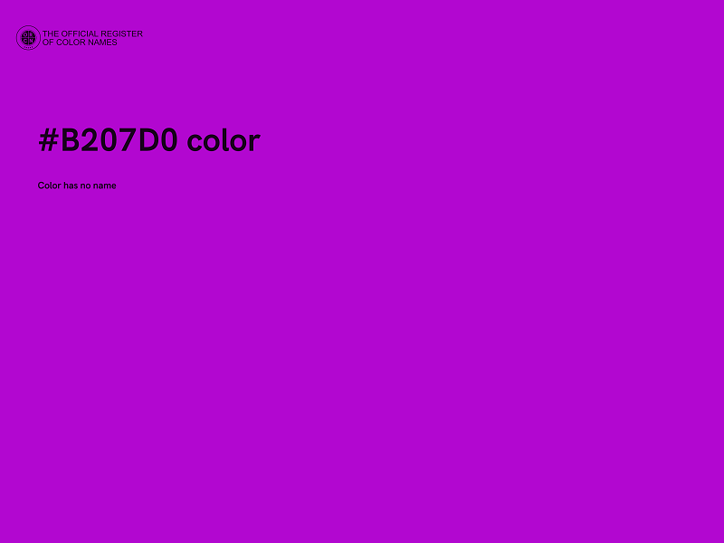 #B207D0 color image