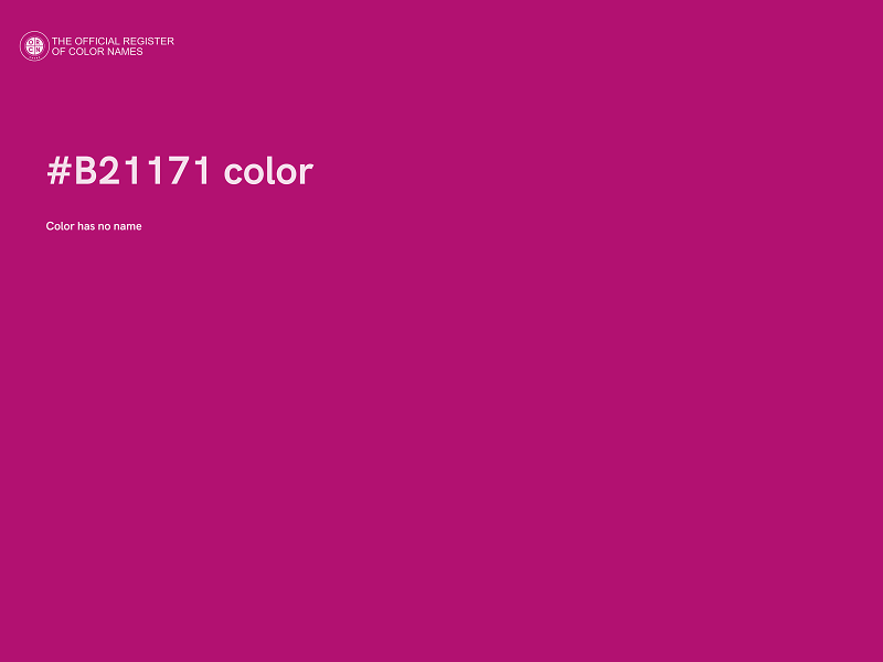 #B21171 color image