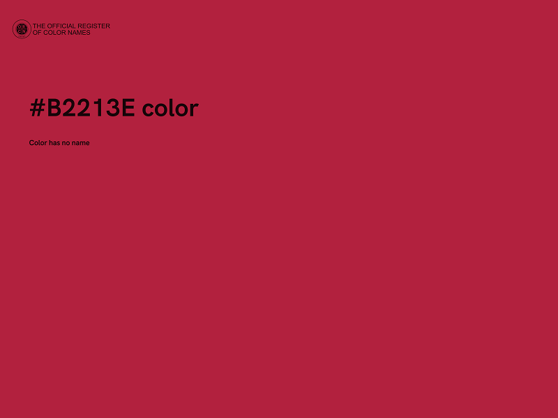 #B2213E color image