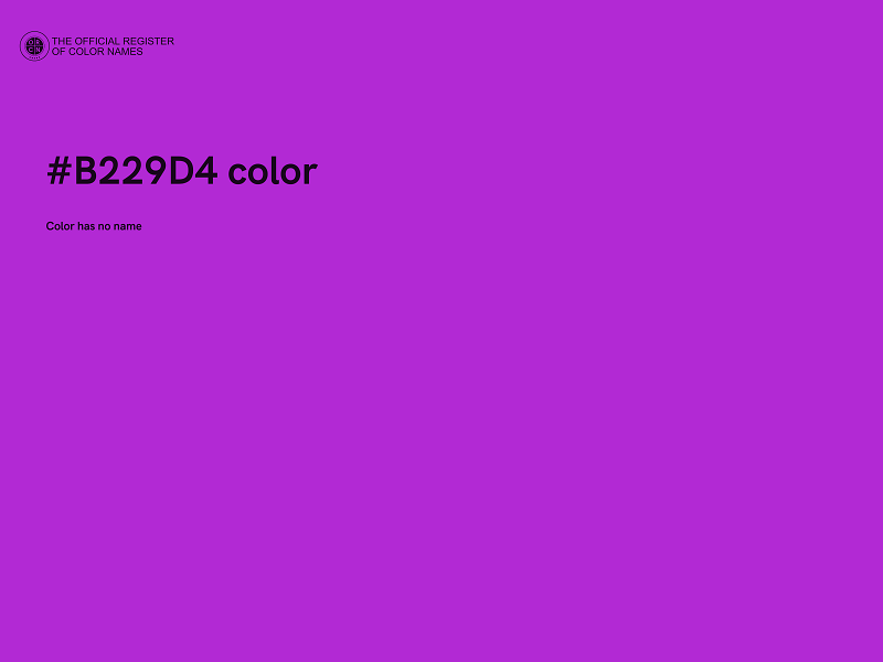 #B229D4 color image