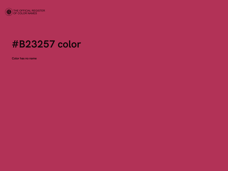 #B23257 color image