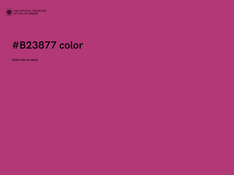 #B23877 color image