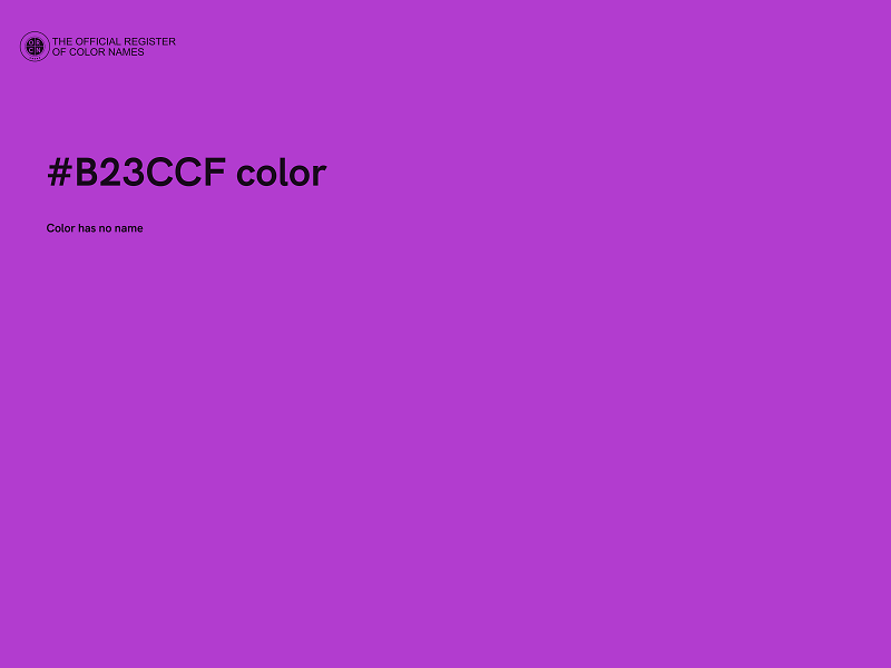 #B23CCF color image