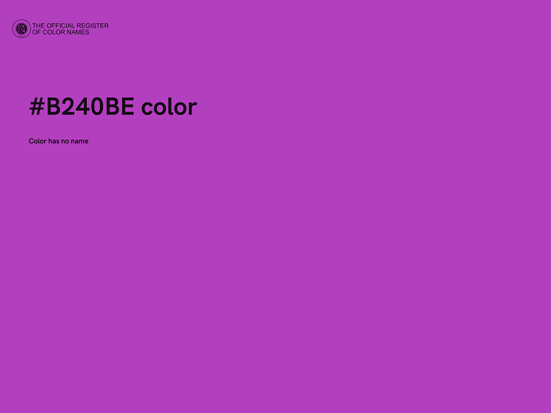 #B240BE color image