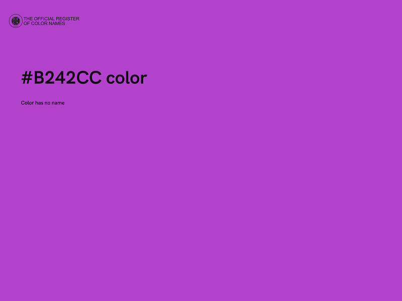 #B242CC color image