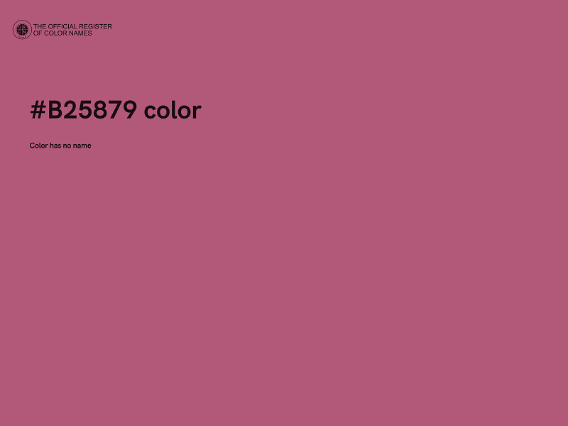 #B25879 color image