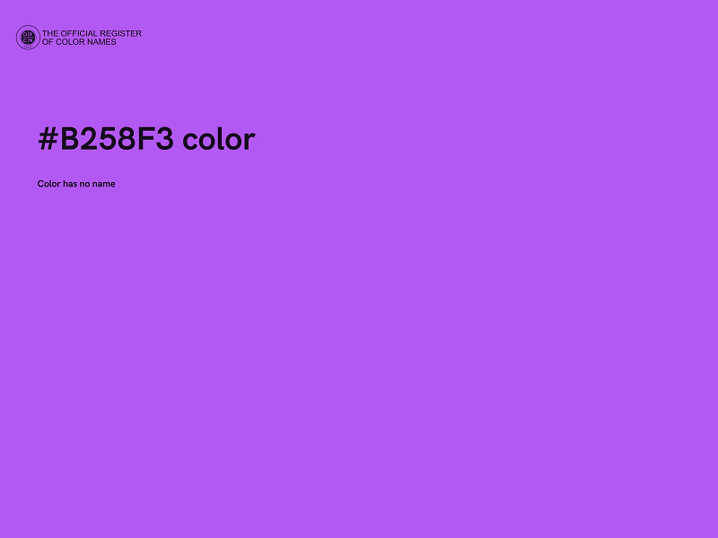 #B258F3 color image