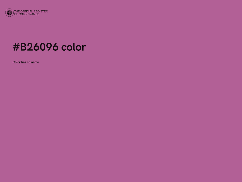 #B26096 color image