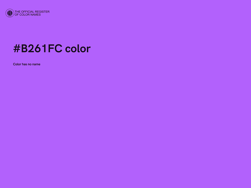 #B261FC color image