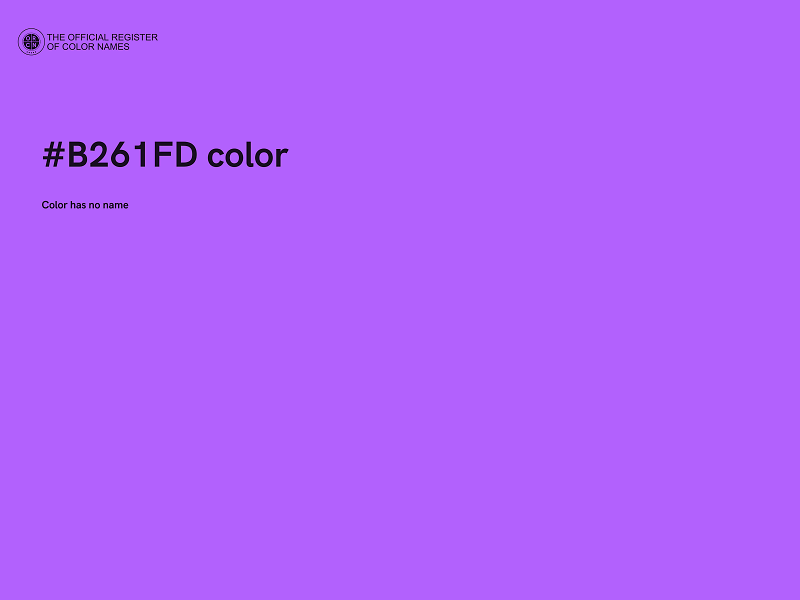 #B261FD color image