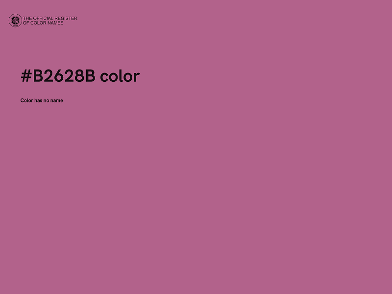 #B2628B color image