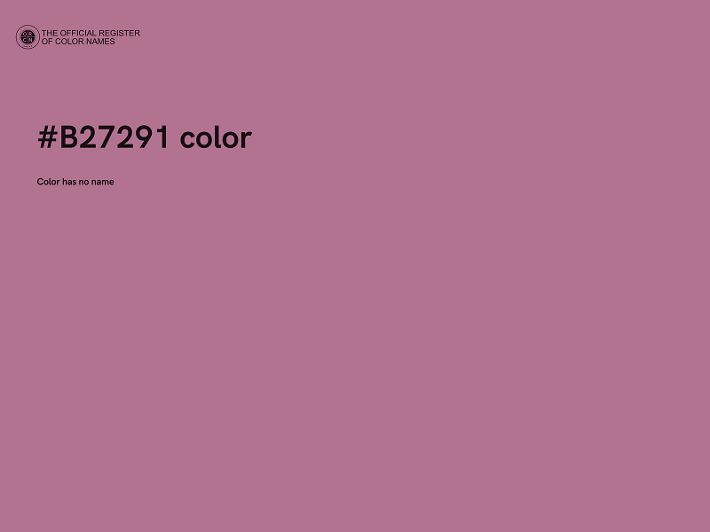 #B27291 color image