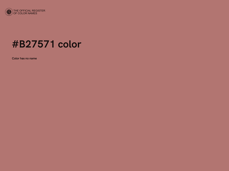 #B27571 color image