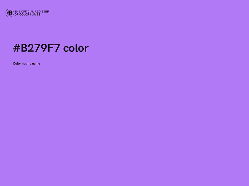 #B279F7 color image