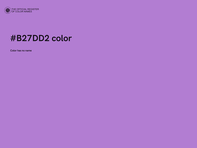 #B27DD2 color image