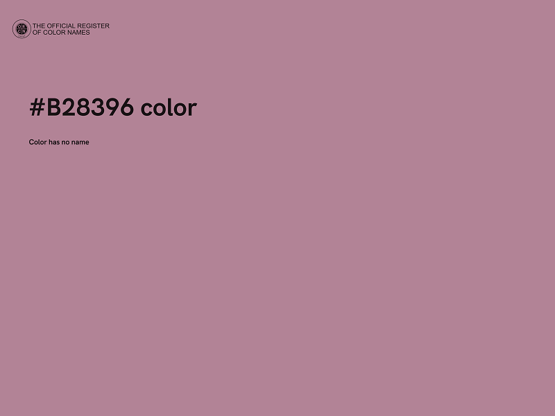 #B28396 color image