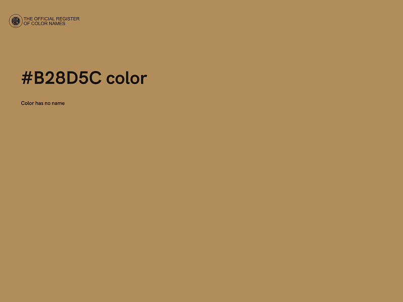 #B28D5C color image