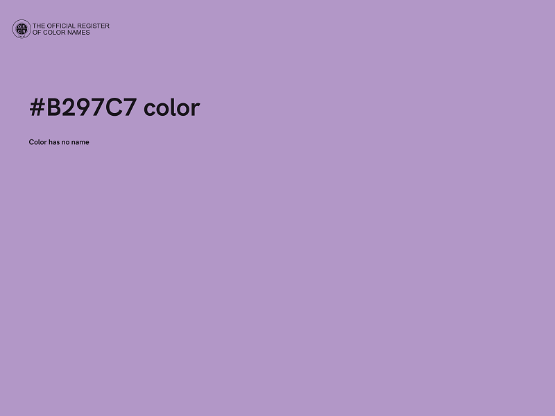 #B297C7 color image