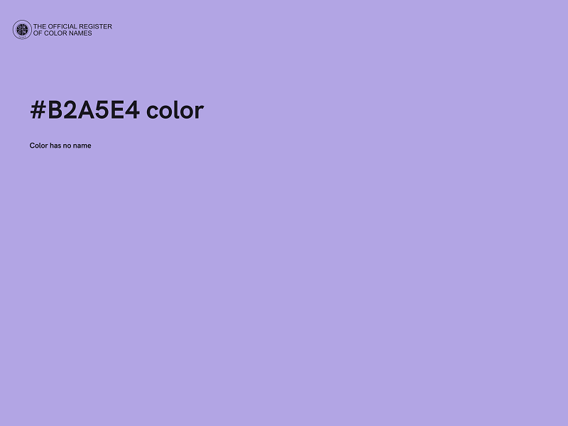 #B2A5E4 color image