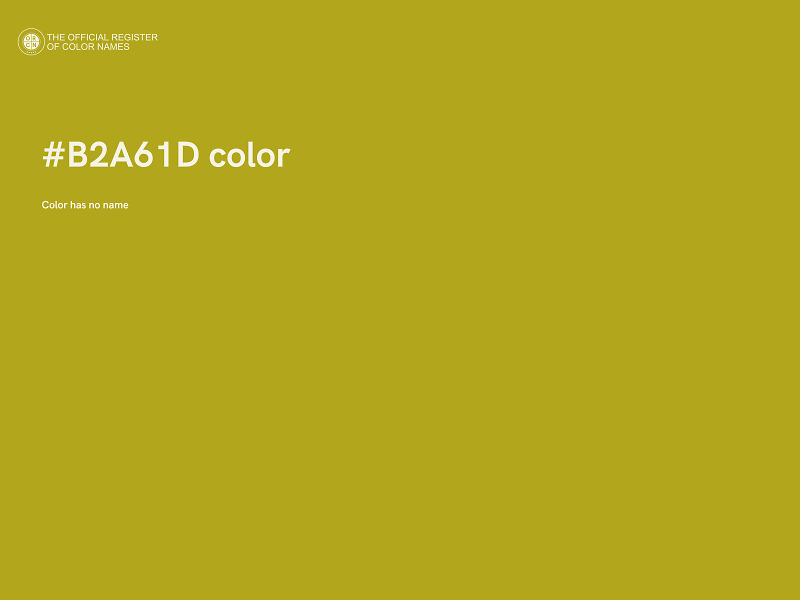 #B2A61D color image