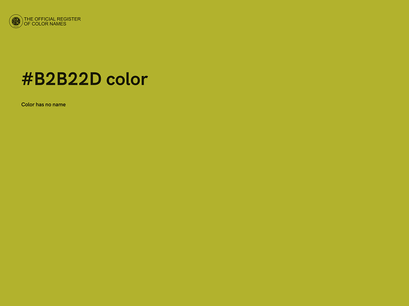 #B2B22D color image