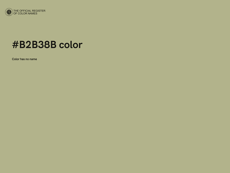 #B2B38B color image