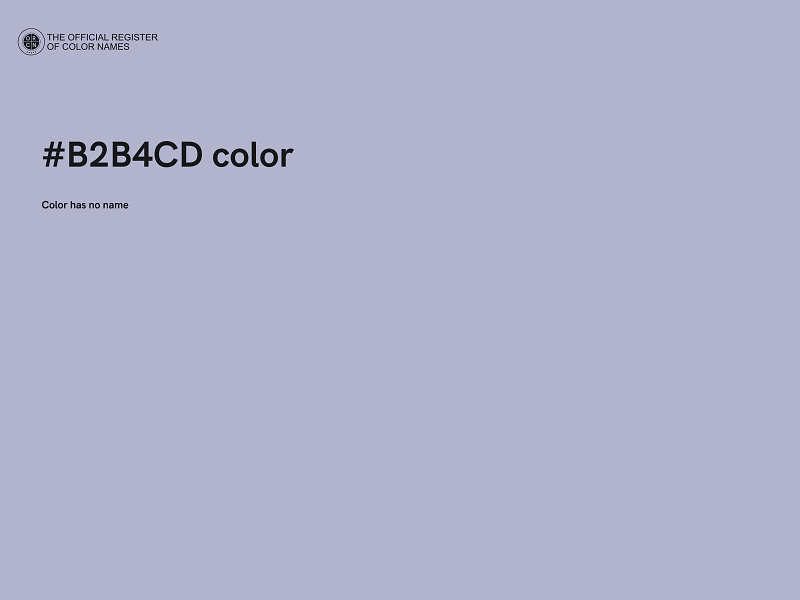 #B2B4CD color image