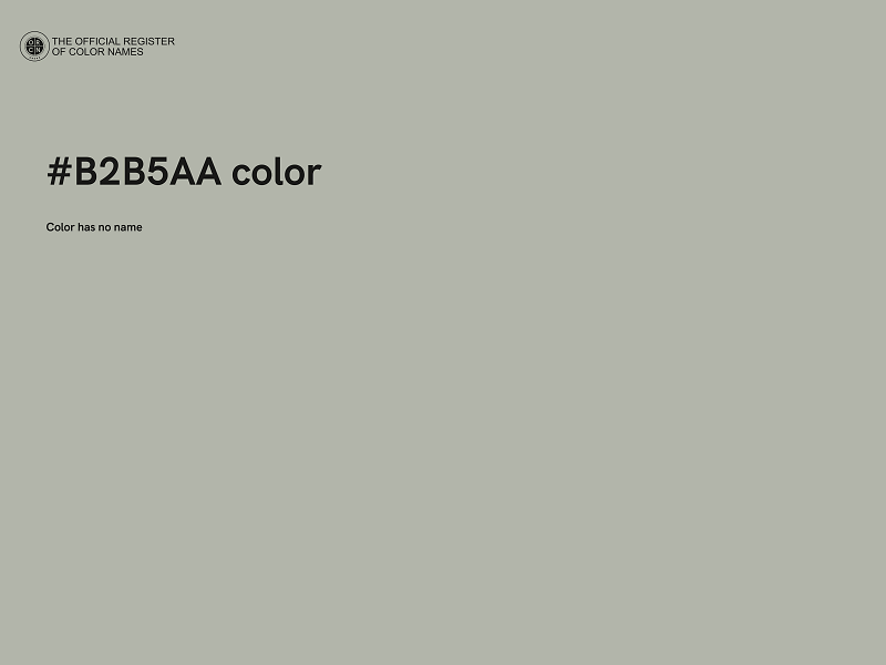 #B2B5AA color image