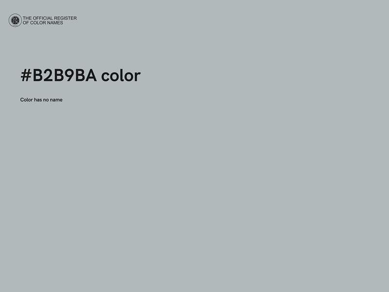 #B2B9BA color image