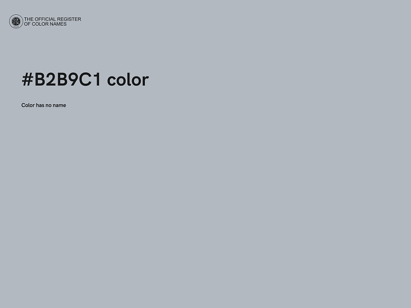 #B2B9C1 color image