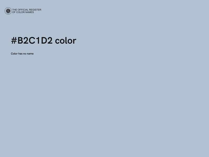 #B2C1D2 color image