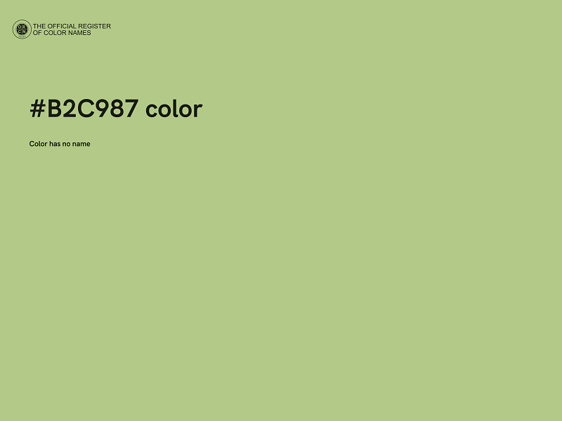 #B2C987 color image