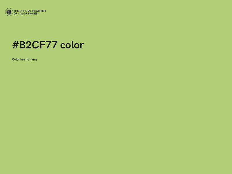 #B2CF77 color image