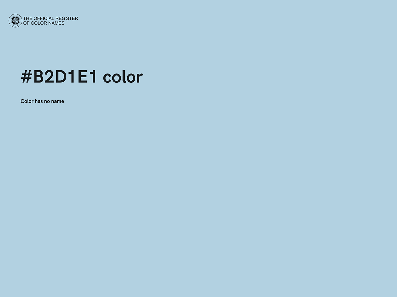 #B2D1E1 color image